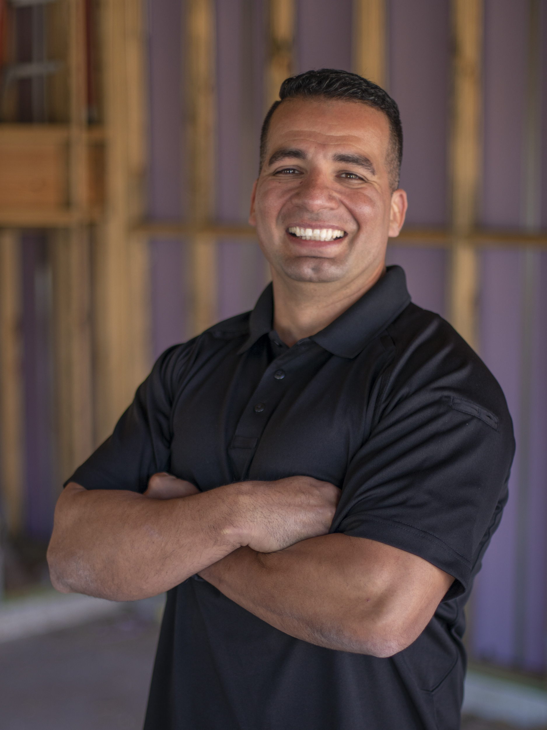 Jorge Gutierrez, owner of Insight Marine Construction, on a jobsite